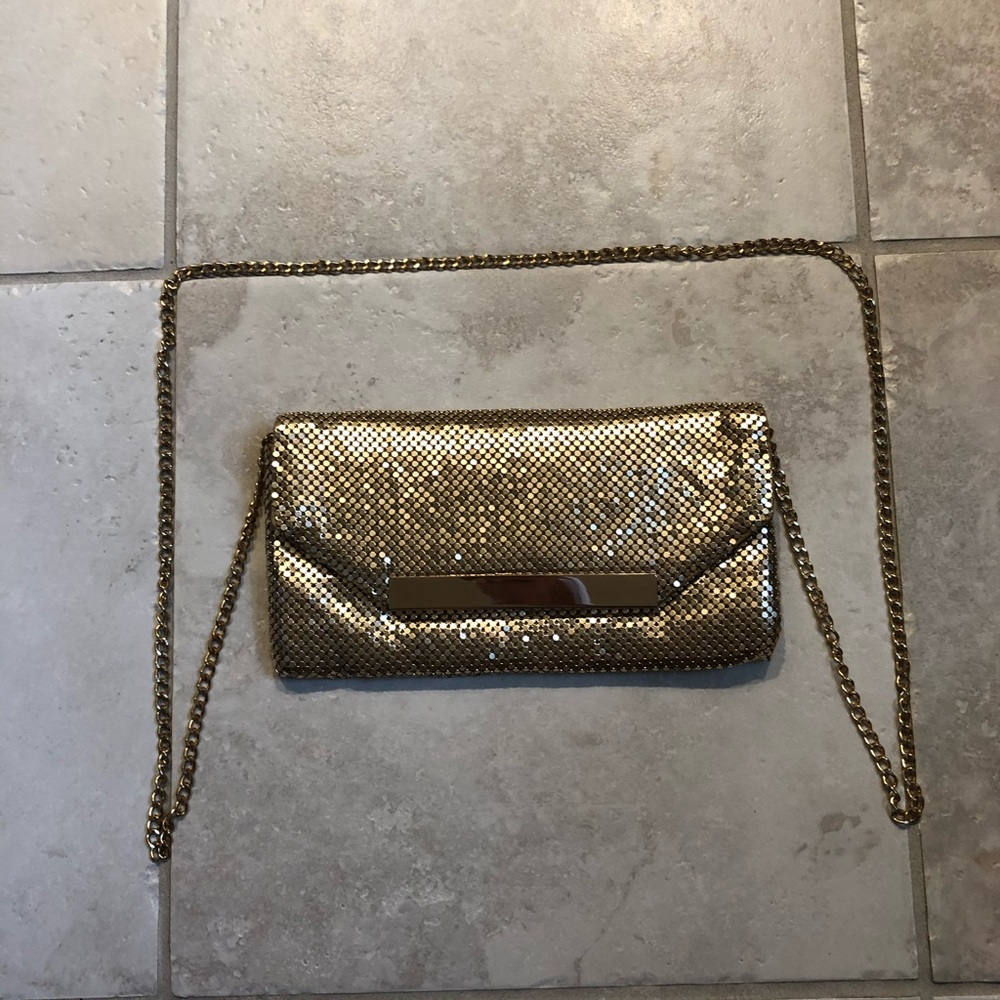 Rose gold crossbody! Used once (for prom).